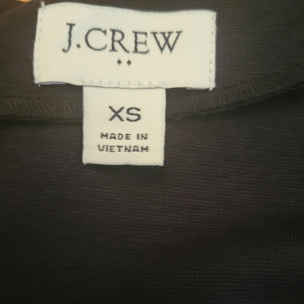 J. Crew‎ Black Ponte Sleeveless Dress Size XS - Picture 3 of 3